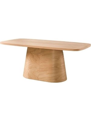 Gazzini Furniture Barocco Italyan Still Oval Ahşap Yemek Masası 100X180