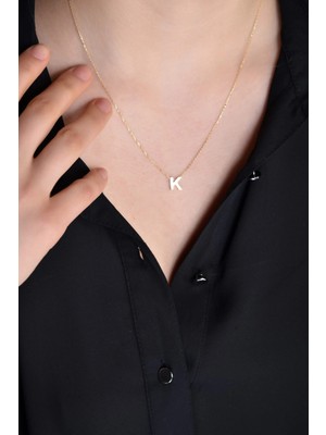 Harf 14 Ayar Altın Kolye