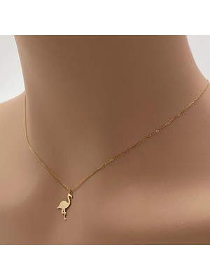 Flamingo 14 Ayar Altın Kolye