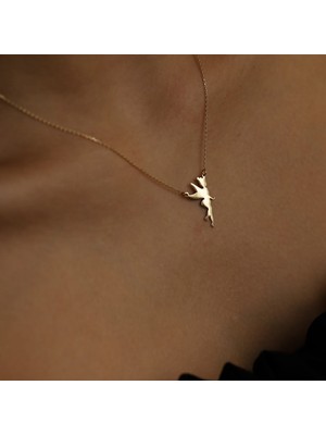 Peri 14 Ayar Altın Kolye