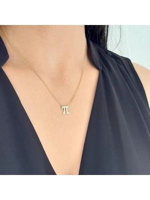 Pi 14 Ayar Altın Kolye