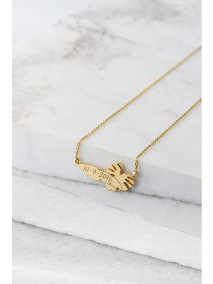 Yengeç Kişiye Özel 14 Ayar Altın Kolye