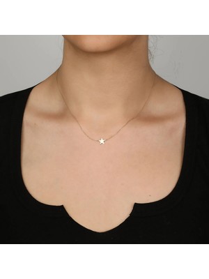 Yıldız 14 Ayar Altın Kolye