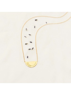 Sevgi Çiçeği 14 Ayar Altın Kolye