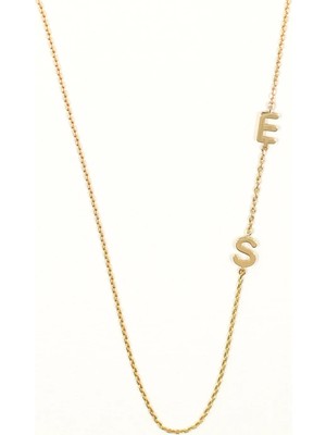 Harf 14 Ayar Altın Kolye