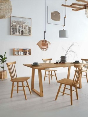 Gazzini Furniture Nepal Ahşap Mutfak Masası 100X200