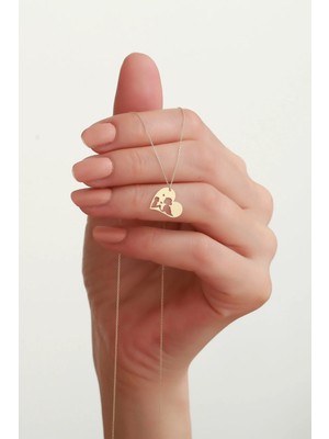 Anne 14 Ayar Altın Kolye