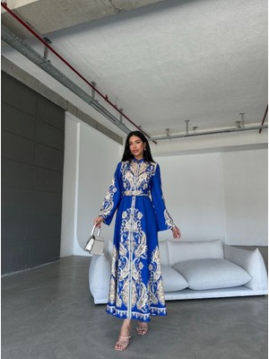 Ithal Babel  Kumaş Elbise (Kemer Dahildir)