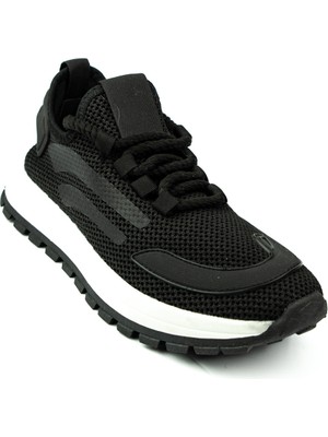 Gamelu 202409 Nepal Siyah Erkek Sneaker Ayakkabı