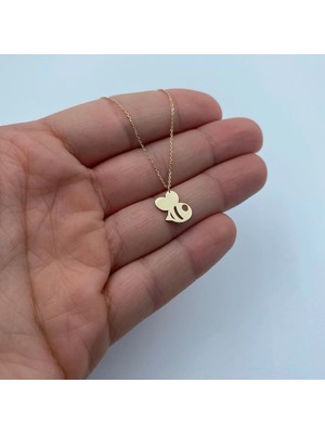 Arı 14 Ayar Altın Kolye