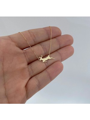 Ceylan Gözlüm 14 Ayar Altın Kolye