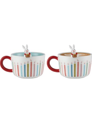 Garda Figürlü Kupa - Renkli - 360 ml