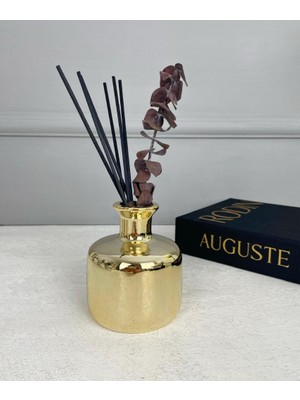 Lüks Seramik Oda Kokusu Koku Dahil Gold