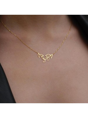 Sarmaşık 14 Ayar Altın Kolye