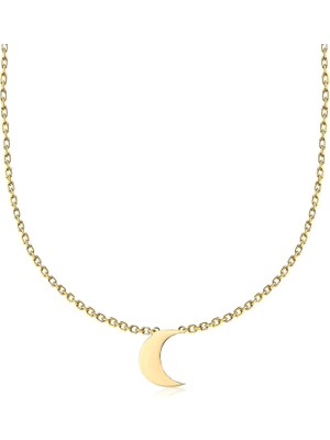 Hilal 14 Ayar Altın Kolye