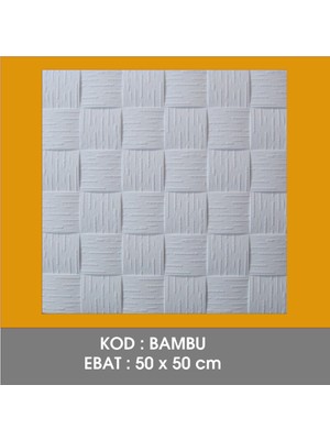 Stropiyer Bambu Tavan Kaplama