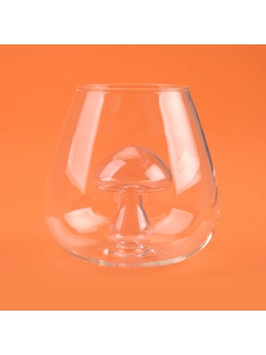 Evidea Kitchen Figürlü Borosilikat Cam Meşrubat Bardağı - Şeffaf / Pembe - 510 ml