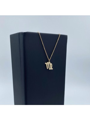 Burç 14 Ayar Altın Kolye