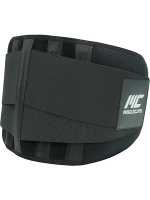 Musclecloth Termal Korseli Ağırlık Kemeri Siyah