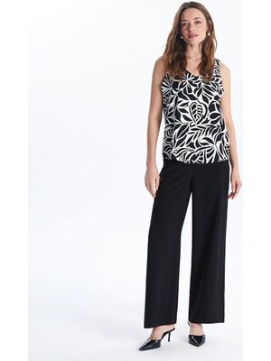 Lc Waikiki Yeni Sezon Beli Lastikli Genis Paca Kadin Pantolon - S5LG77Z8