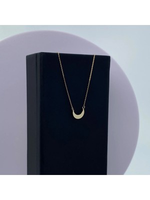 Hilal 14 Ayar Altın Kolye