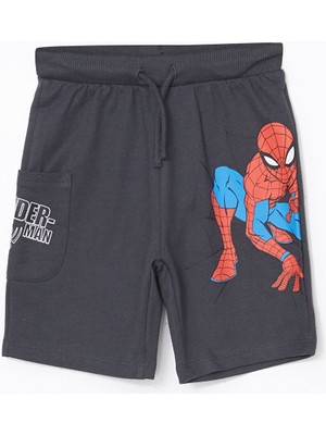 Lc Waikiki Yeni Sezon Beli Lastikli Spider-Man Baskili Erkek Cocuk Sort - S5FY68Z1