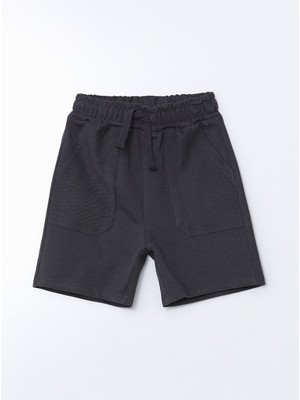 Lc Waikiki Yeni Sezon Basic Beli Lastikli Pamuklu Erkek Cocuk Sort - S5GV14Z1