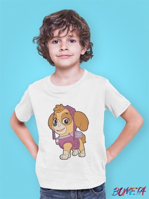 Bumeta Gökyüzünün Kahramanı Skye Paw Patrol Çocuk Tişört T-Shirt