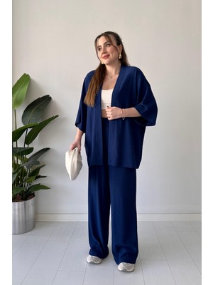 Gofre Ikili Takım Lacivert