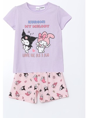 Lc Waikiki Yeni Sezon Kuromi Baskili Kiz Cocuk Sortlu Pijama Takim - S5I671Z1