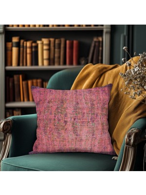 Etnik Desenli Yastık Baskı Kilim Kırlent Kılıfı