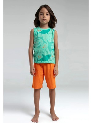 RolyPoly Erkek Çocuk Kahverengi Bermuda Takım