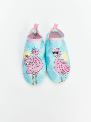 Steps Yeşil Baskılı Kız Çocuk Deniz Ayakkabısı