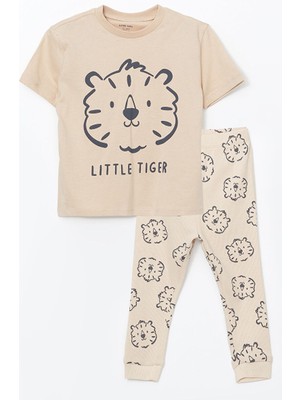 Lc Waikiki Yeni Sezon Bisiklet Yaka Erkek Bebek Pijama Takimi - S57650Z1