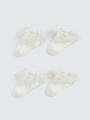 Lc Waikiki Yeni Sezon Kiz Bebek Patik Corap - S5H048Z1