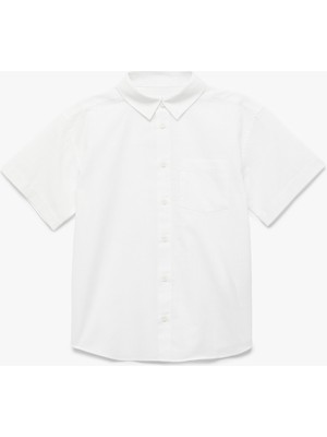 Koton Pamuklu Klasik Yaka Kısa Kollu Gömlek