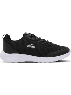 Slazenger EQUINOX I Büyük Beden Erkek  Siyah / Beyaz Koşu & Yürüyüş Spor Ayakkabısı