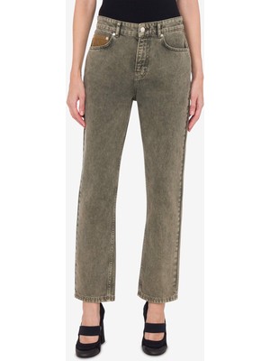 Moschino Jeans Kadin Denim Pantolon