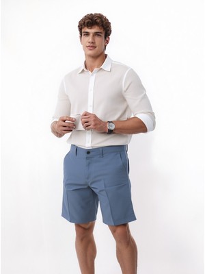 Velvarde/ Slım Short/ Açık Mavi