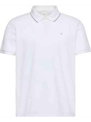 Erkek Regular Fit Kısa Kollu Polo Yaka T-Shirt - Beyaz