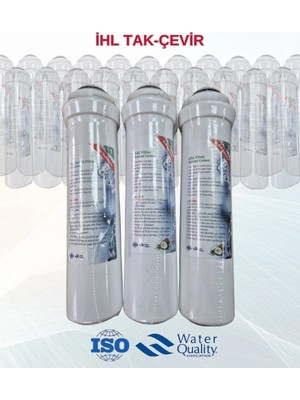 Ihlas Aura Cebilon Unique Dijital Su Arıtma Cihazı Uyumlu 5'li Tak Çevir Filtre Seti