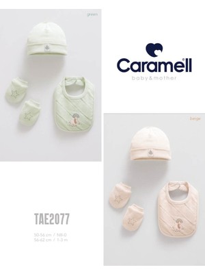 My Baby Kumsal 4lü Takım Aksesuar Eldiven Önlük Bere Good Baby 2077