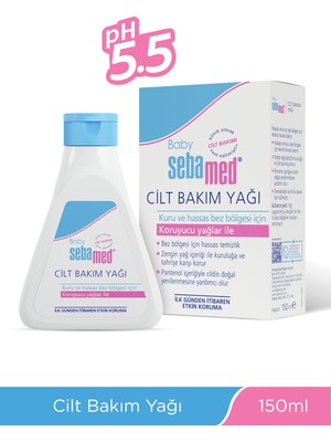 Sebamed Bebek Yağı 150 ml Yatıştırıcı Etkili Kuruluk ve Tahrişe Karşı Koruyucu Özellik