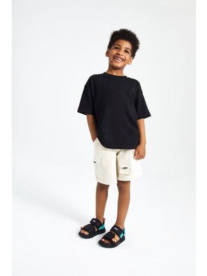 Vicco Juju Hafif Erkek Çocuk Siyah Sandalet