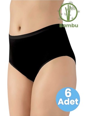 Tezzgelsin Kadın 6'lı Bambu Iz Yapmaz Bato Külot