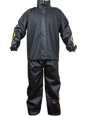 Go-Out Motorcu Yağmurluk Pvc Alt Üst Takım %100 Su Geçirmez Garantili Esnek Garantilireflektörlü