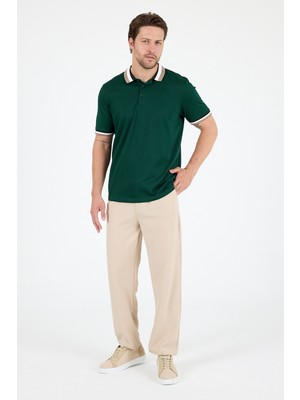 Erkek Amerikan Stil Polo Yaka T-Shirt  Rahat Kesim, Yazlık Spor Tişört 5030