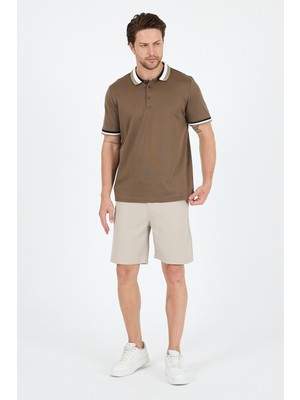 Erkek Amerikan Stil Polo Yaka T-Shirt  Rahat Kesim, Yazlık Spor Tişört 5030