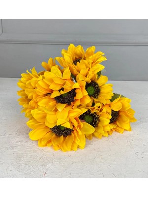 Lüks Ayçiçeği Buketi Sarı