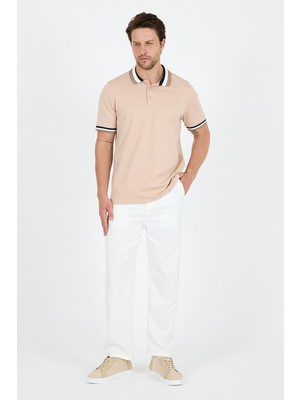 Erkek Amerikan Stil Polo Yaka T-Shirt  Rahat Kesim, Yazlık Spor Tişört 5030